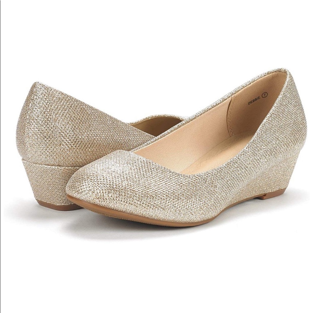Wedge Heel Pump Shoes